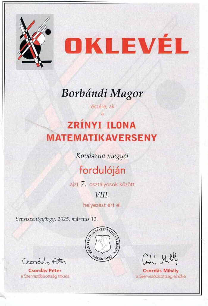 oklevél